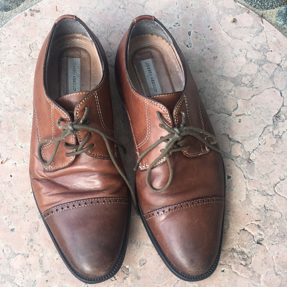 Leather loafers great condition Joseph abboud